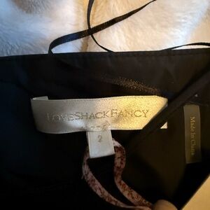 LoveShackFancy black Miro dress